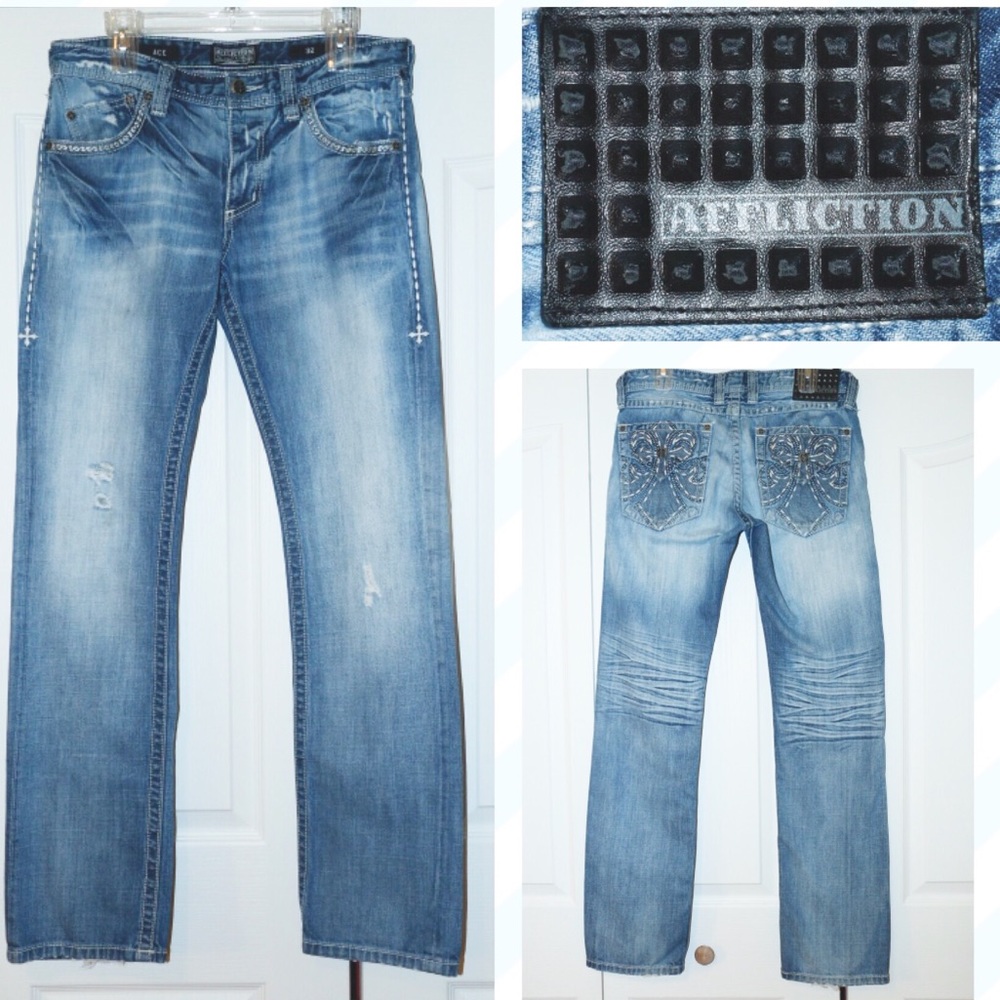 AFFLICTION | Ace Embroidered Jeans!!!!